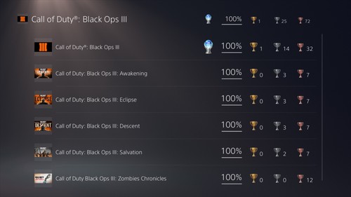 Black ops platinum trophy - black,