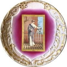 GRANDE PIATTO IN PORCELLANA DI