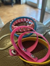 Lotto Silicone Bracciale Bracciali Resina Gancio X Cellulare Obag O Bag Metro