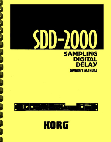 Korg sdd 2000 campionamento - sdd-2000,
