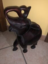 Elefante Grande In Ebano 