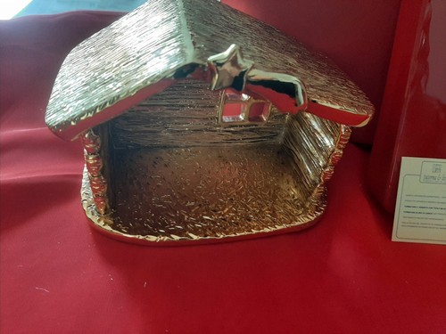 Presepe resina dorata - in,