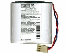 Batsecur batteria pila litio Logisty Daitem 7,2V 5Ah BAT06 compatibile BATLI06