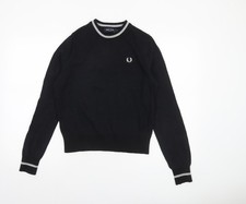 Maglione Fred Perry donna nero