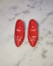Scarpe rosse fiocco Barbie Holiday shoes Magia delle Feste Nöel Natale 1703 1988