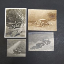 Lotto di 4 fotografie di automobili degli anni '20. Piccole sbucciature