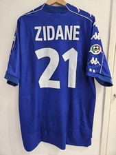 MATCH WORN Shirt Maglia ZIDANE Juventus NO France, Bordeaux, Milan, Roma, Lazio