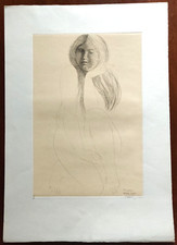 Incisione nudo di donna