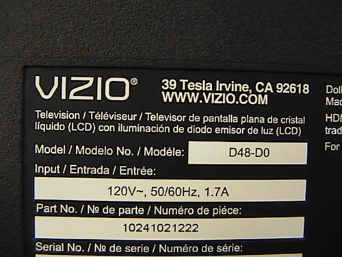 Led vizio d48 vari - d48-d0,