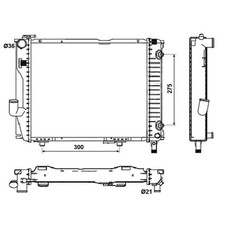 Radiatore motore NRF per