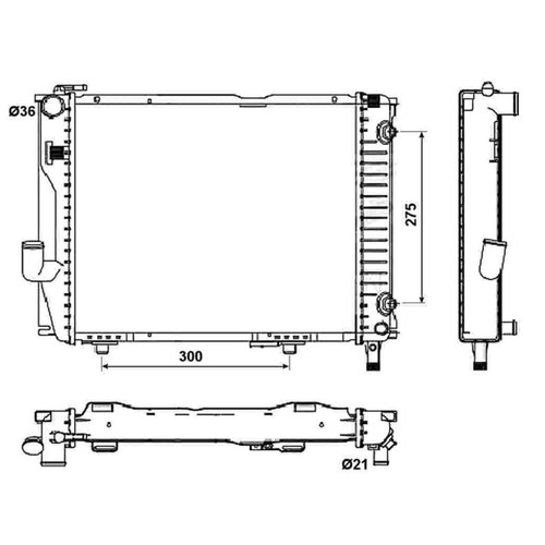 Radiatore motore nrf per - motore,