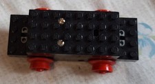 Lego® TRENO 12V Ferrovia Motore versione antica NERO incl. Ruota ROSSO