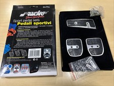 Pedali sportivi Simoni Racing in alluminio ppazzolato con antiscivolo cod. 770/N