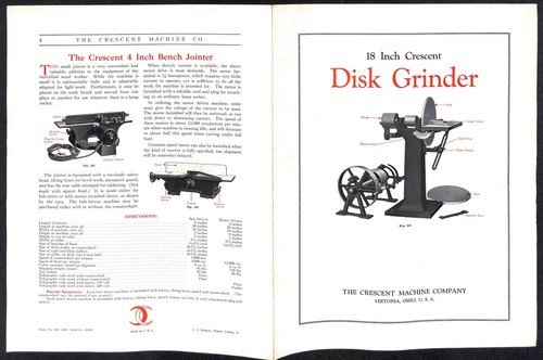 1924 crescent machine - 1924, co