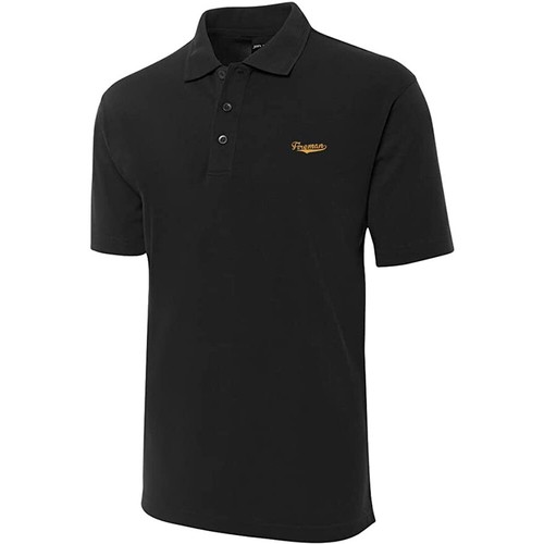 Polo uomo pompiere - , ricamata
