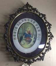 ARTE POPOLARE DEVOZIONALE-NAPOLI-POMPEI-MADONNA DEL ROSARIO-QUADRO LUMINOSO