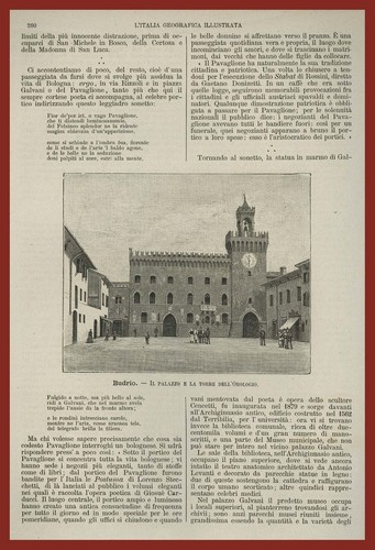 Budrio palazzo e la torre - e,