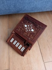 Vintage Dispenser Sigarette Portasigarette Legno a forma di Pianoforte