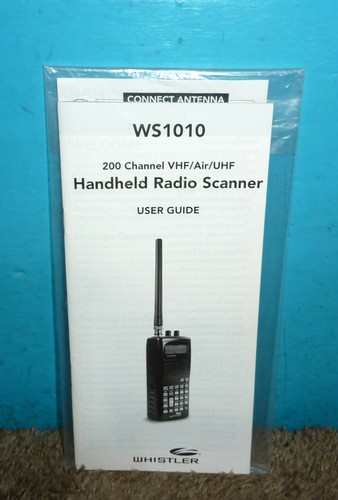 Whistler ws1010 scanner radio - scanner,