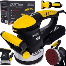 Levigatrice Orbitale Eccentrica 1200W Maniglia Aggiuntiva e Sacchetto Aspiratore