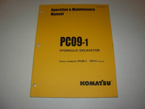 Komatsu pc09 manuale di - manuale,