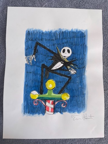 Tim burton painting drawing - tim,
