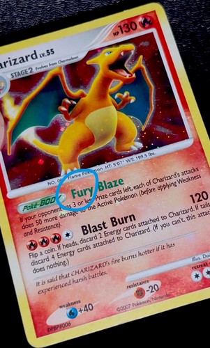Carta pokémon charizard - carta,