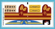 LEGO FOGLIO DI ADESIVI ORIGINALI PER SET 7637-(85301/4543217)-FATTORIA-ANNO 2009