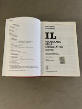 Vocabolario IL Lingua Latina Quarta Edizione Dizionario Latino Castiglioni