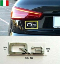 AUDI Q3 SCRITTA STEMMA LOGO