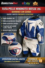 Tuta Pelle Minimoto Biesse 2XL