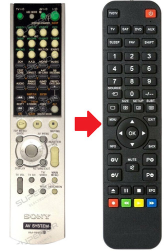 Telecomando ricambio per - telecomando,