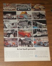 Rara Pubblicità VW MAGGIOLINO