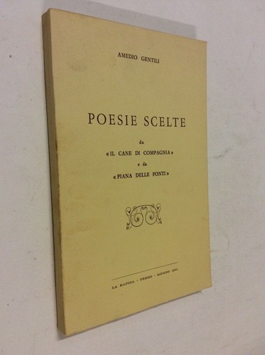 Poesie scelte cane di - poesie, da