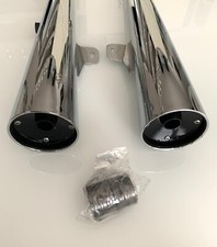 Sito art. 1283 coppia marmitte di scarico Suzuki GSX 750 ES Cromate