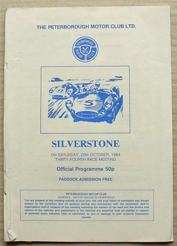 Silverstone ottobre 1984 - silverstone,