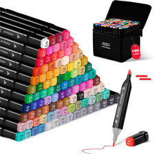 Set Di 100 Pennarelli Ad