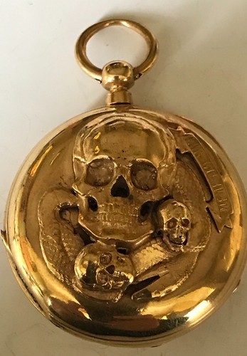 Orologio tasca memento mori - da,