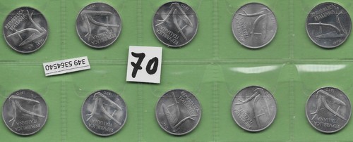 Lotto monete 10 lire del - monete,