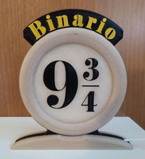 Lampada led da tavolo artigianale in bioplastica PLA Harry Potter regalo