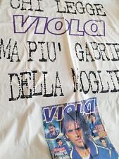 ⭐ STAMPA STOFFA FIORENTINA CALCIO BATISTUTA VIOLA ULTRAS SCIARPA MAGLIA BANDIERA