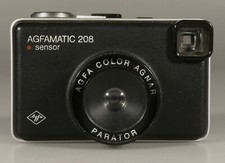 PRL) AGFA AGFAMATIC 208 SENSOR FOTOCAMERA COMPATTA COLOR AGNAR PARATOR LENS  