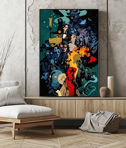 Hellboy poster mike - poster,