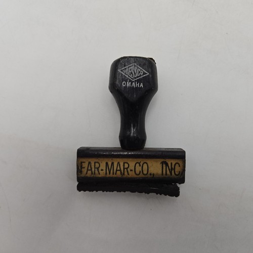 Timbro vintage gomma con - timbro,