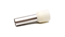 Terminali Hilpress 16 mm² avorio lungo manicotto 18 mm isolato 16 mm² 50 pezzi