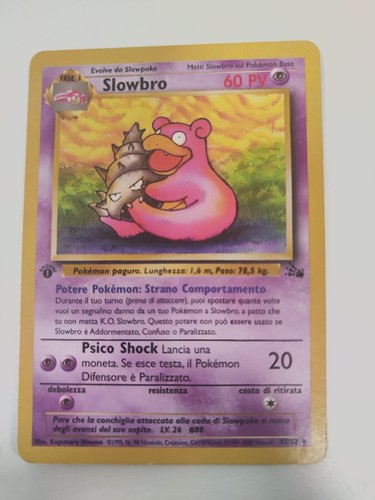 Pokemon slowbro set fossil - pokemon,