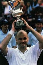 Foto vintage Tennis, Agassi