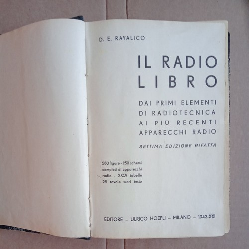 Radio libro ravalico hoepli - radio,