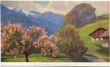 1940/50 - Dipinto paesaggio di