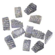  12 Pcs Cose in Miniatura Gradini Pietra Trampolini Lancio Del Giardino